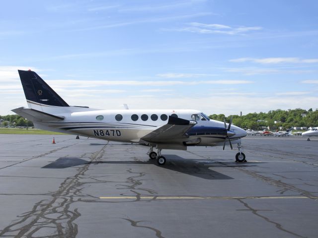 Beechcraft King Air 100 (VTE847) - This fine King Air B100 is available for charter in the Northeast from CFM Corporate Flight Management. ARG/US Platinum.