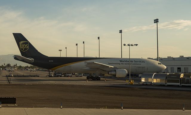 N137UP — - Loading at dawn at McCarren Intl, Las Vegas.