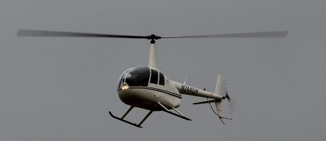 Robinson R-44 (N244GH) - Coming in for ramp landing...