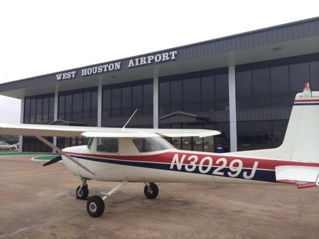 Cessna Commuter (N3029J) - Aircraft parked in front of West Houston Airport terminal