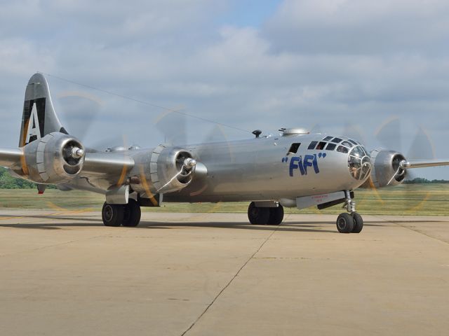 Boeing B-29 Superfortress (N529B) - FIFI getting ready to take off from NE Philly Airport