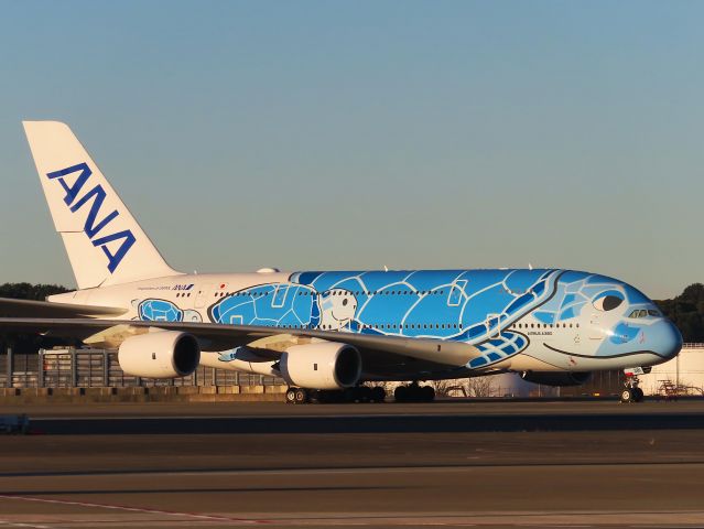 Airbus A380-800 (JA381A) - I took this picture on Dec 16, 2020.