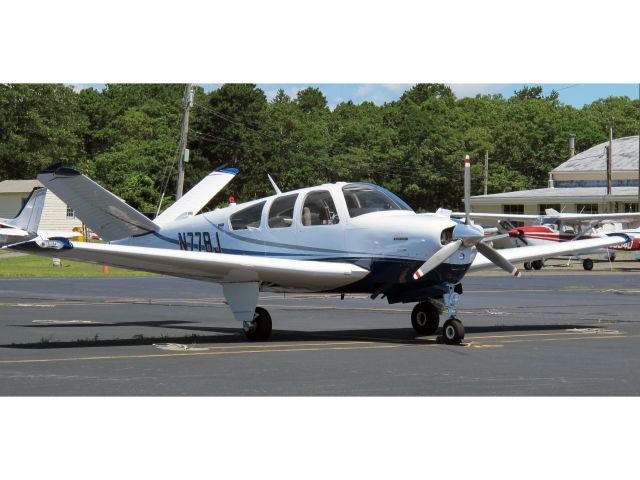 Beechcraft 35 Bonanza (N77BJ) - A VERY nice v-tail Boanaza.