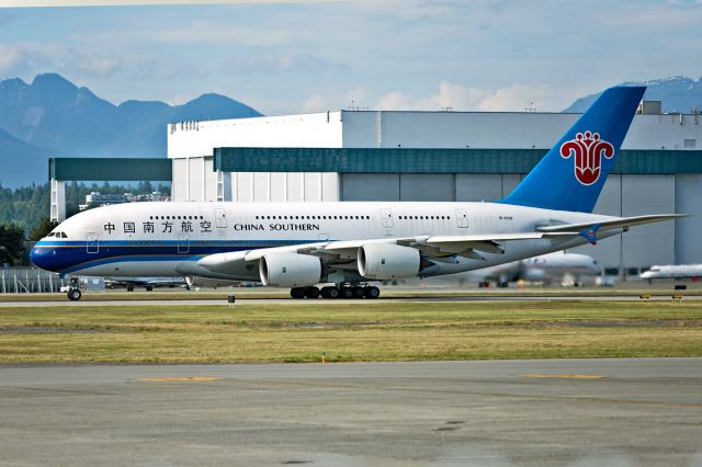 Airbus A380-800 (B-6139) - The whale returns to YVR for the COVID19 summer 2021