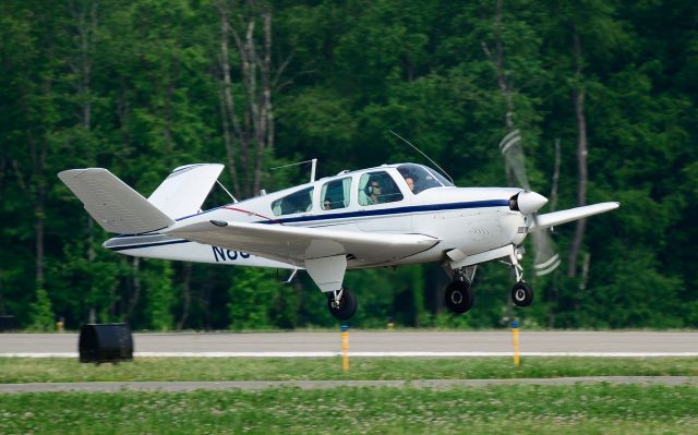 Beechcraft 35 Bonanza (N8834M) - Departing runway 8