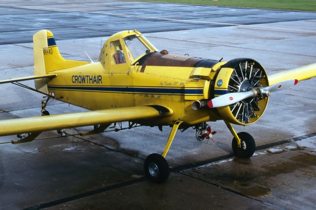 VH-FAQ — - AIR TRACTOR AT-301 - REG : VH-FAQ (CN 0209) - PARAFIELD AIRPORT ADELAIDE SA. AUSTRALIA - YPPF 23/6/1987