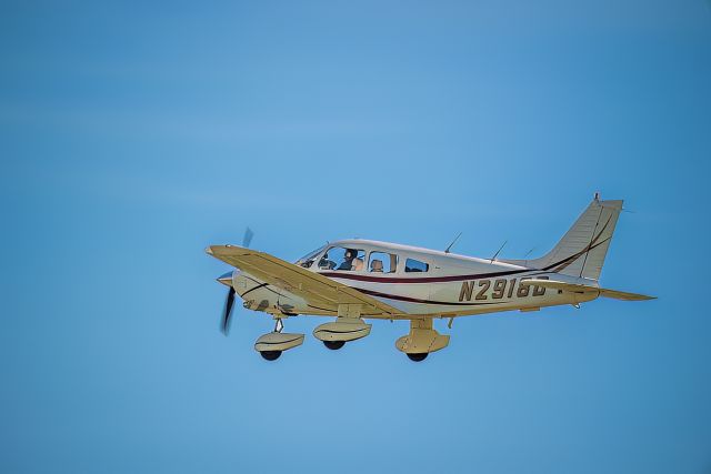 Piper Dakota / Pathfinder (N2918D) - Aircraft departing Granbury Regional airport.  The photographer is a 13-year-old aviation enthusiast.