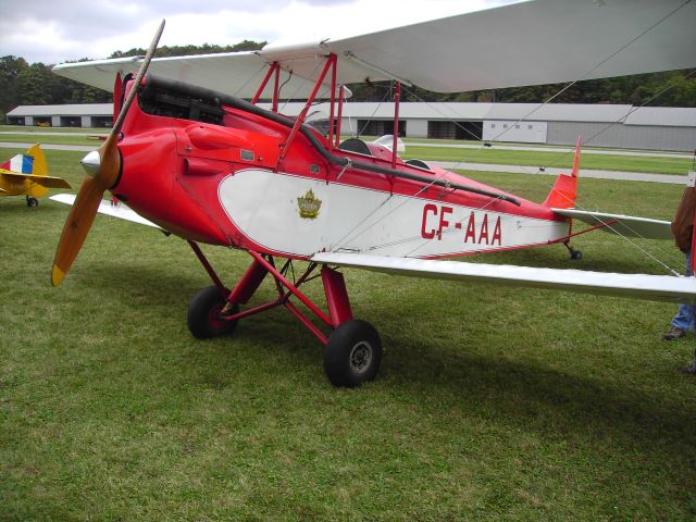 De Havilland Moth Major (C-FAAA) - Built 1931 and first registered as G-ABJJ