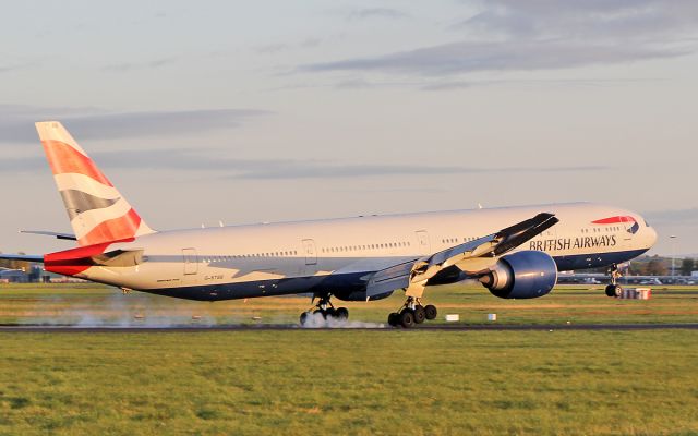 BOEING 777-300 (G-STBB) - ba b777-300er g-stbb landing at shannon this evening for wifi fitting 4/5/18.