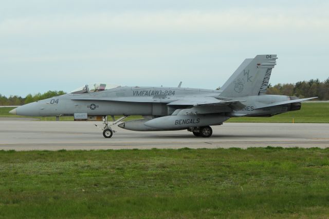 McDonnell Douglas FA-18 Hornet (16-5206) - 'Mazda 91' flight from MCAS Beaufort