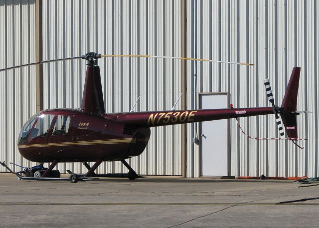 Robinson R-44 (N7530E) - Parked at the Shreveport Regional airport.