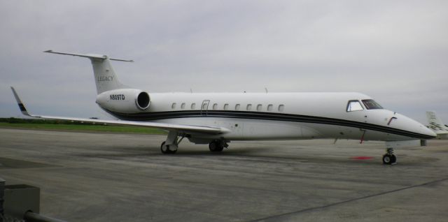 N809TD — - This is an EMB-135BJ, Embraer Legacy.  Corporate business jet equipped with twin Rolls-Royce engines, AE 3007.   Because of the "Legacy" call sign, ATC sometimes confuses this type with the Lancair Legacy (LEG2)...   Notice the "LEGACY" logo on the tail.