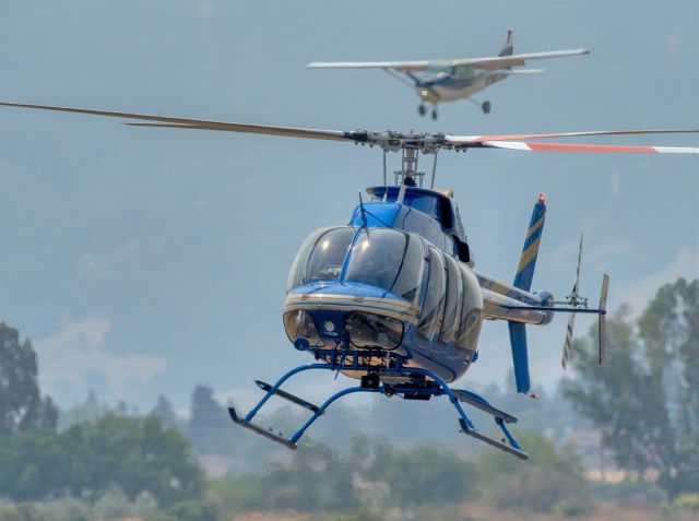 N407JT — - Bell Helicoptor model 407 at Livermore Municipal Airport. Livermore Ca.