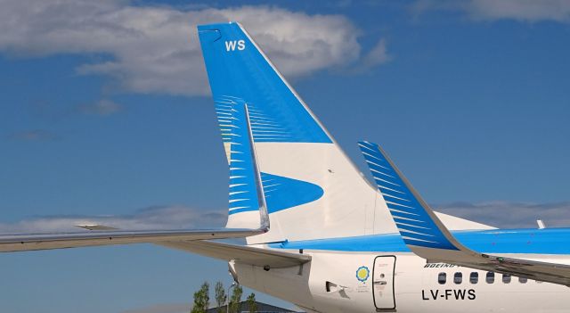 Boeing 737-800 (LV-FWS) - WINGLETS.....