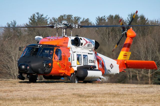 N6011 — - Taking a break at Hampton Airfield NH during a storm damage assessment mission