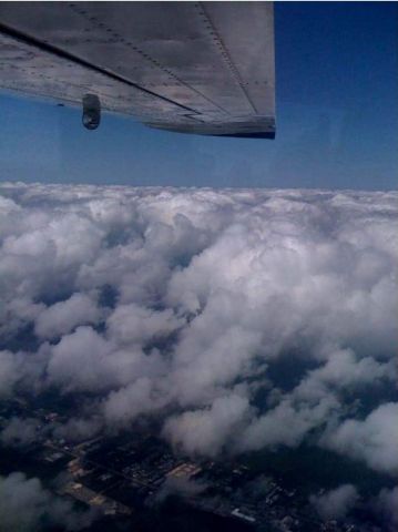 Cessna Centurion (N732PR) - over Dauphin Island, AL 5-7-10