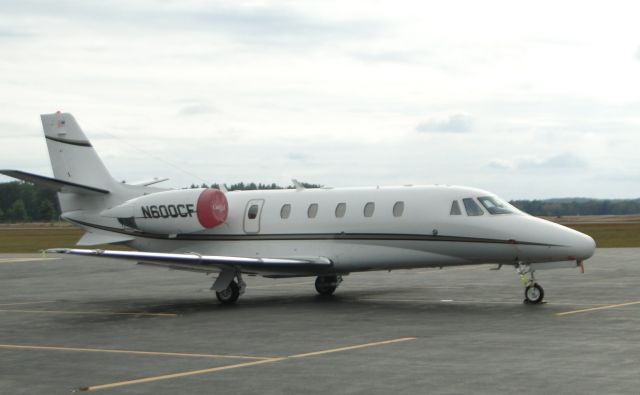 Cessna Citation Excel/XLS (N600CF) - Citation Excel on the ramp at Orange, appears to be staying the night. 10-11-17