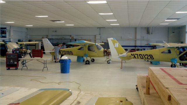 Cessna Skycatcher (N70189) - Saw it on the assembly floor on March 23, 2011