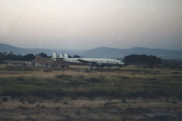 Lockheed EC-121 Constellation (5N83H) - Biafra Government L-1049G 5N-83H in 1978 at Faro (LPFR) - ex TAP CS-TLA