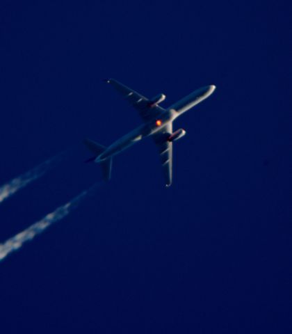 Boeing 757-200 (N29124) - United 1555 Newark Liberty to Los Angeles over Cleveland 36,000 ft. 02-28-15.