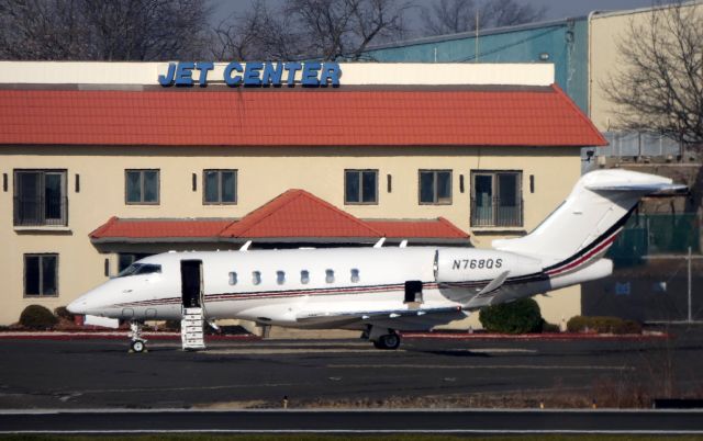 Canadair Challenger 350 (N768QS) - Shortly after arriving is this 2014 Bombardier Canadair Challenger 350 in the Winter of 2019.