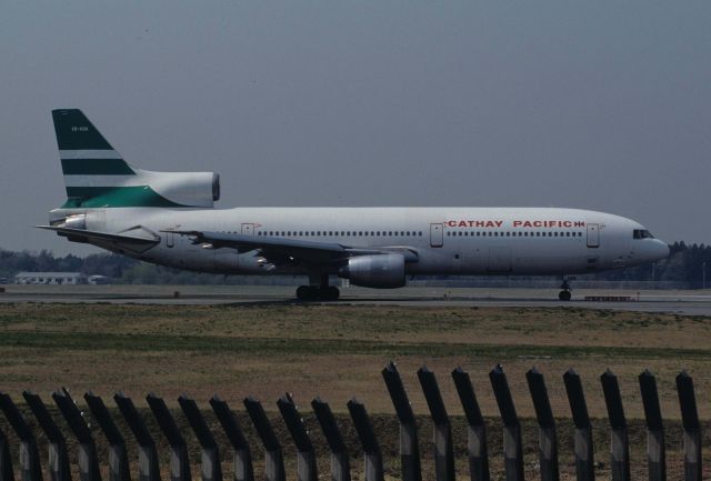 Lockheed L-1011 TriStar (VR-HOK) - Departure at Narita Intl Airport Rwy16R on 1996/02/24