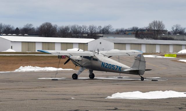 TEMCO Silvaire (N2057K) - Luscombe 8E Silvaire N2057K in Mason Jewett, Michigan