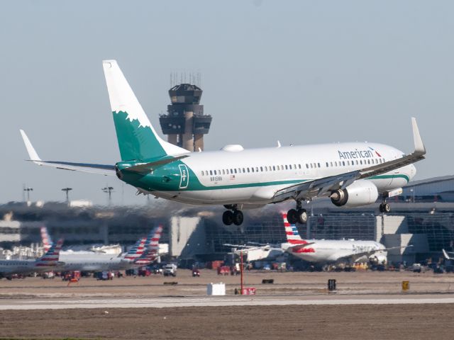Boeing 737-800 (N916NN) - Reno Air Heritage livery 2/28/2020