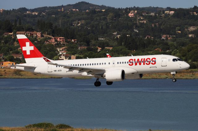 Airbus A220-300 (HB-JCO) - Photo taken on July 13, 2021.