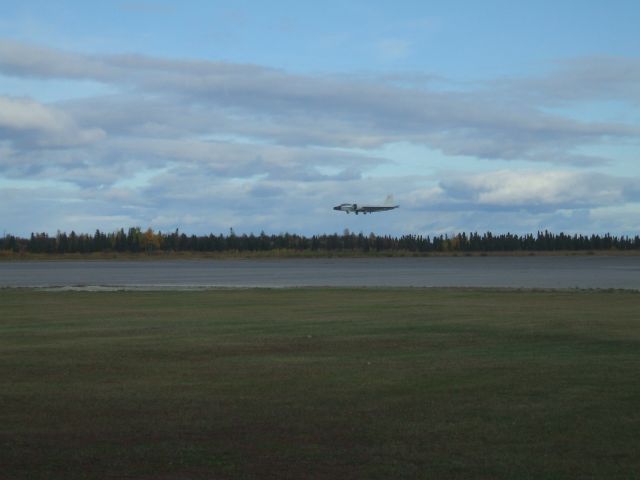 Martin WB-57 (NASA928) - Landing 34 @ Goose Airport NL This Afternoon.Oct 5/8