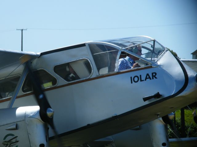 DE HAVILLAND DH-84 Dragon (EI-ABI) - EI-ABI DH 84 CN 6105 TAXING IN AFTER ARRIVING AT SPANISH POINT CO CLARE FOR FLY IN