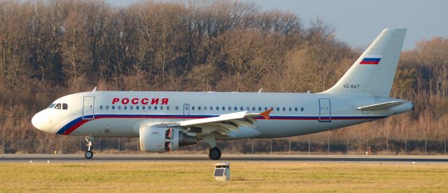 Airbus A319 (VQ-BAT) - Russian Airlines Airbus A319-111 