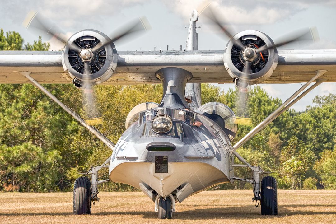 Canadair CL-1 Catalina (N9521C) - Military Aviation Museum's Consolidated PBY-5A Catalina at Warbirds Over the Beach October 2021.