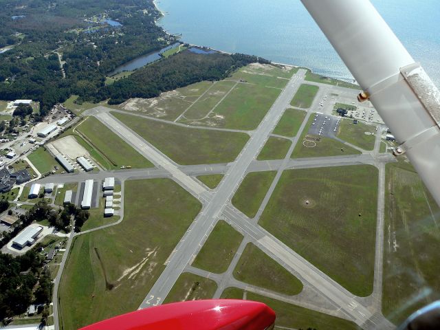 Cessna Commuter (N5258Q) - Aerial of Dare County Municipal Airport (KMQI)