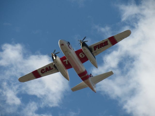 MARSH Turbo Tracker (N436DF) - N436DF flying over mid-field after a fire dispatch on July 3rd. This plane can hold up to 1,200 gallons of fire retardant.