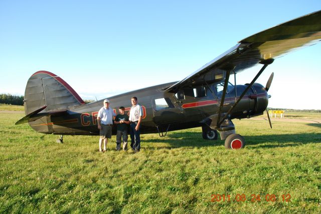 NOORDUYN UC-64 Norseman (C-FLZO) - A Beautiful evening at South Cooking Lake airport