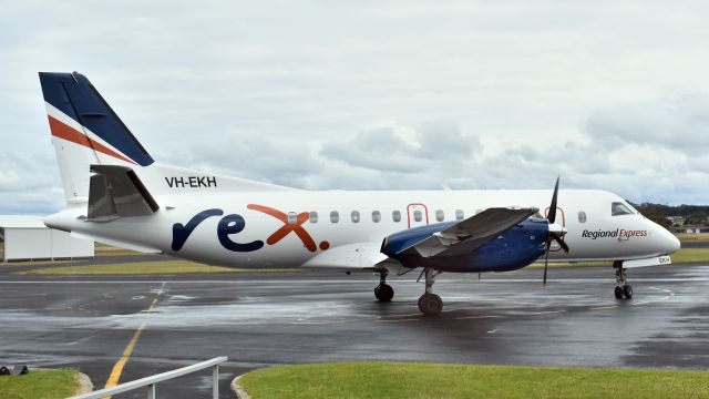 Saab 340 (VH-EKH) - Regional Express SAAB 340B VH-EKH (cn 369) at Wynyard Airport Tasmania 27 October 2019.