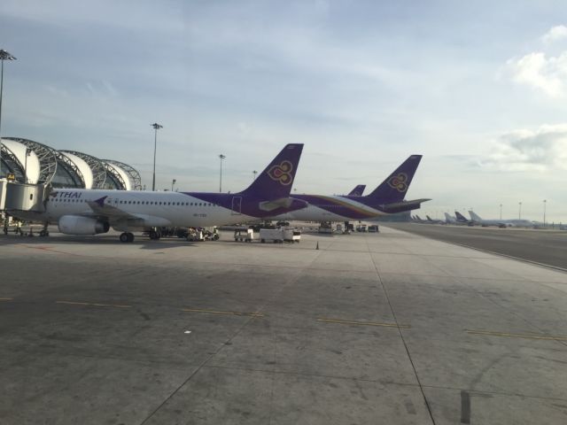 Boeing 737-700 — - Morning flight from BKK-USM