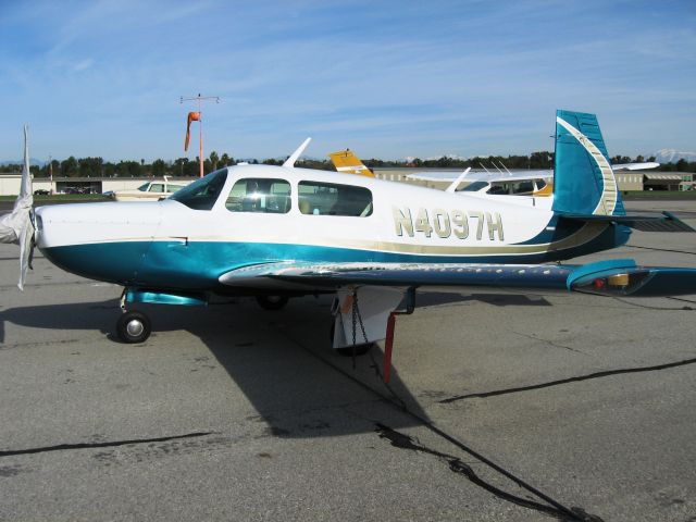 Mooney M-20 (N4097H) - Parked at Fullerton