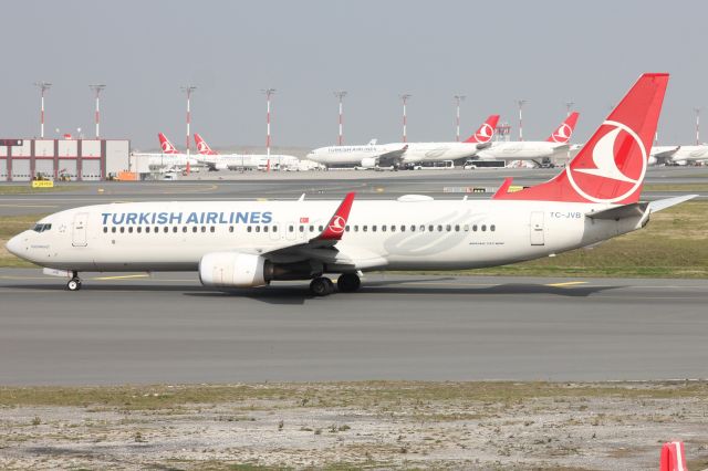 Boeing 737-800 (TC-JVB) - "Sultangazi" TK1925 IST-BSL