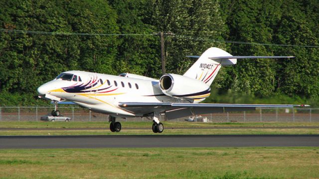 Cessna Citation X (N104CT) - Landing at BFI