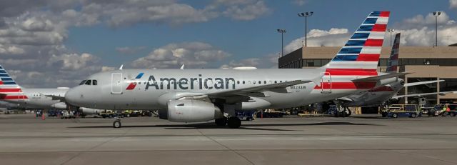 Airbus A319 (N823AW) - PHX T4 N2 alpha 12 taxiway kilo departure 07MAY19