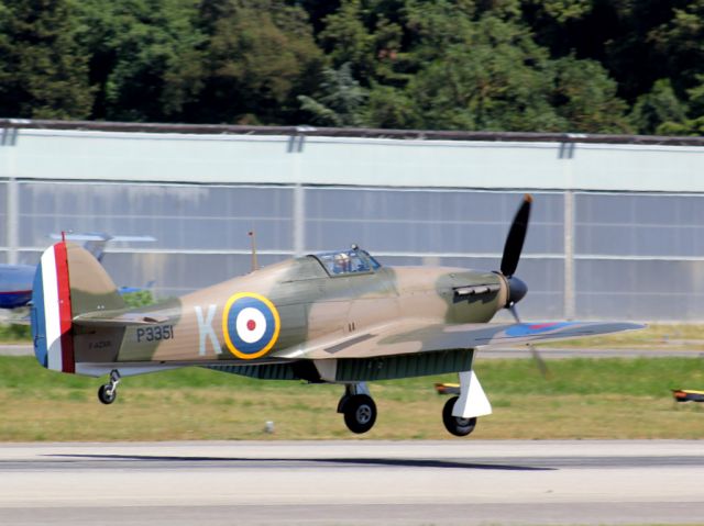 F-AZXR — - HURRICANE LANDING TO CANNES FRANCE