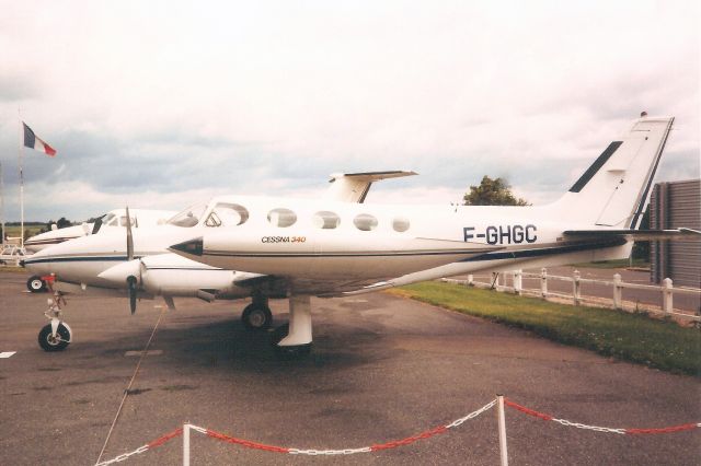 Cessna 340 (F-GHGC) - Seen here in Jun-91.br /br /Reregistered N340MG 14-Sep-93.