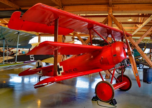 N917RB — - N917RB Fokker DR-1 Redfern (Replica) msn/ ZN-1/07 - Manufacturer: Jose Dante Zanaga Neto br /br /Military Aviation Museumbr /Virginia Beach Airport (42VA)br /Photo: TDelCorobr /July 21, 2018