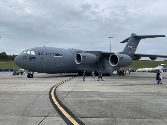 Boeing Globemaster III — - Date Taken: September 10, 2022br /From the 2022 Smoky Mountain Airshow, starring the US Navy Blue Angels!