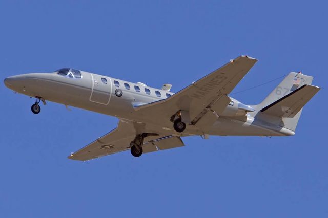 Cessna Citation V (16-6766) - US Marine Corps Cessna UC-35D (Citation V) BuNo 166766 based at MCAS Miramar at Air Force Plant 42 in Palmdale, California on April 21, 2008.