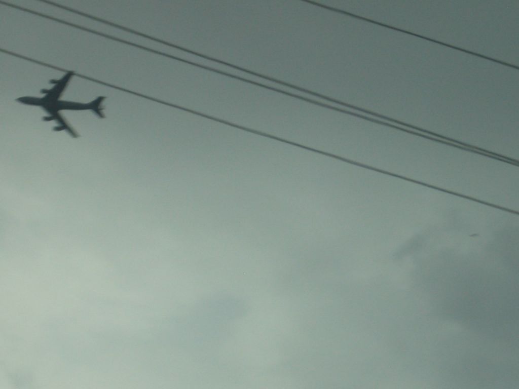 — — - Saw This Jet Getting Off The 14 Freeway I Think It Came From Palmdale.