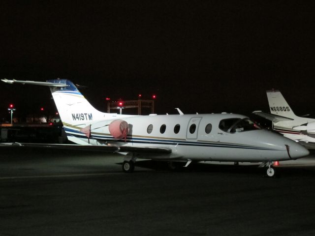 Beechcraft Beechjet (N419TM) - At the Boston Logan airport.