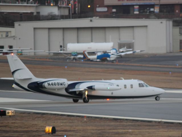 IAI 1124 Westwind (N469WC) - Taxiing to 20L at PDK on 02/16/2011